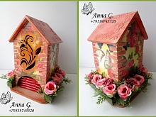 Чайный домик "розовый сад"